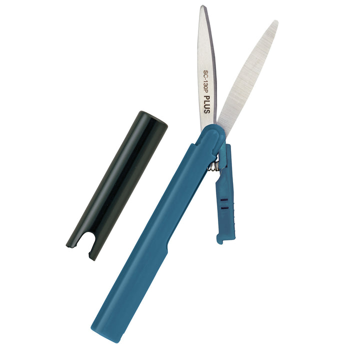 Twiggy curved blade scissors in blue