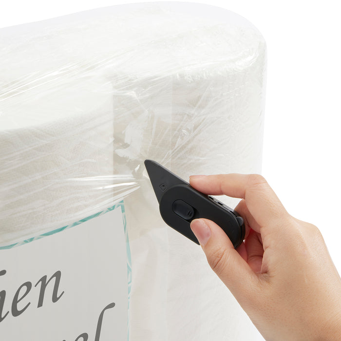 PLUS Ceramic Box Opener – Ultra-Sharp, Safer Cutting Tool with Built-In Magnet & Label Remover