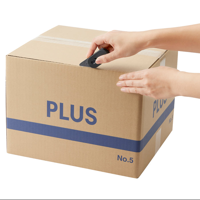 PLUS Ceramic Box Opener – Ultra-Sharp, Safer Cutting Tool with Built-In Magnet & Label Remover