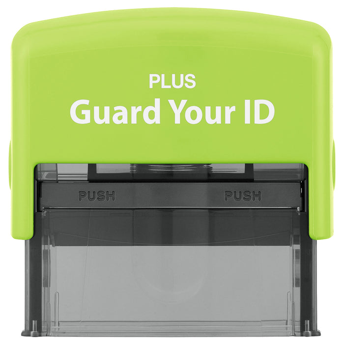 GYID - Guard Your ID Stamp - Large green