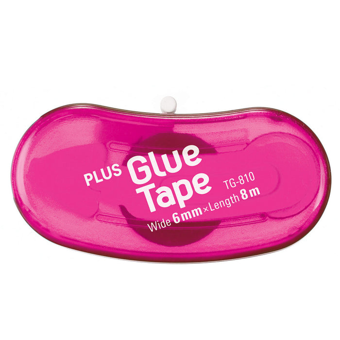 PLUS TG‑810 The Bean glue tape applicator in pink