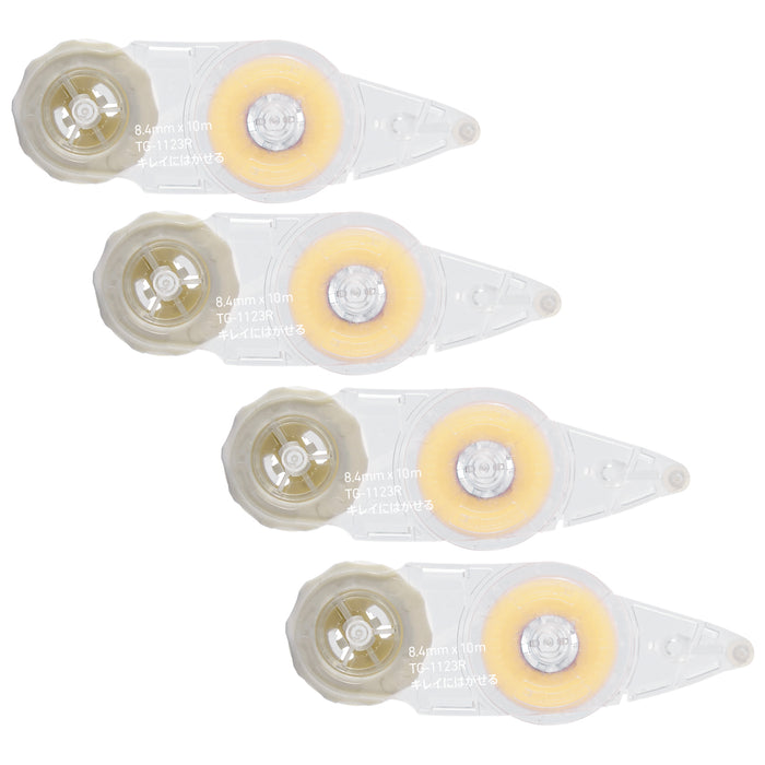 PLUS Norino Pod repositionable glue tape pens 4 pack