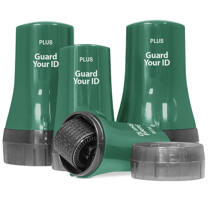 Guard Your ID Advanced Roller 4-Pack – Forest Green – Paper Privacy Protection Tool
