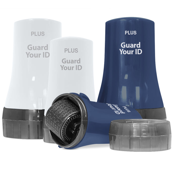 Guard Your ID Advanced Roller 4-Pack – Mixed Colors Sky Blue & Navy – Document Privacy Roller Kit