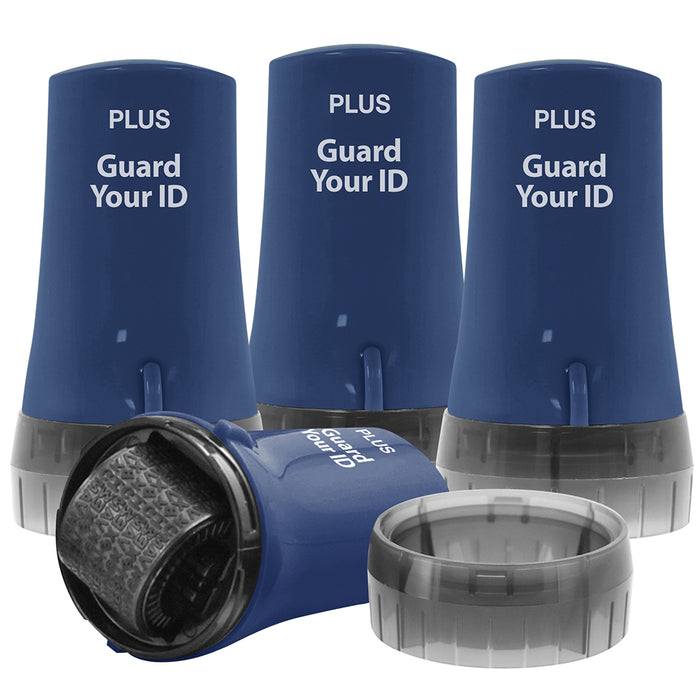 Guard Your ID Advanced Roller 4-Pack – Navy – Recyclable Privacy Protection Rollers