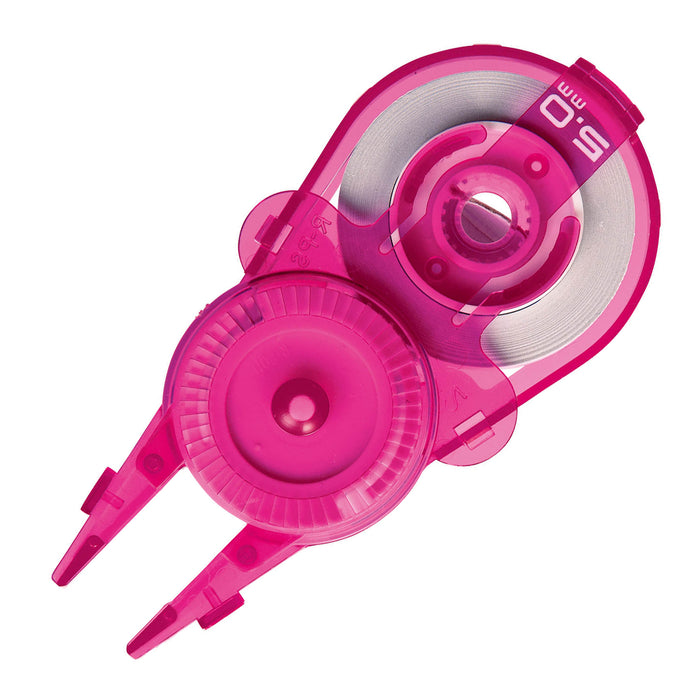 PLUS Whiper Slide 5.0 correction tape pen-style applicator in pink
