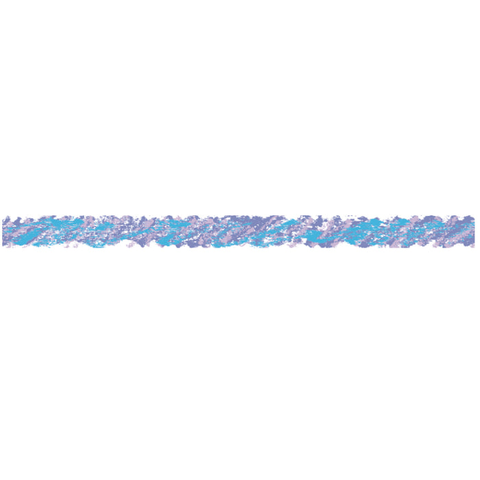 Close-up of sketch patterned tape applied with Deco Tape applicator