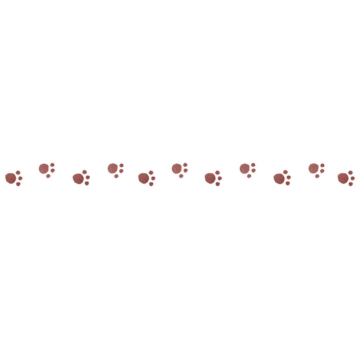 Close-up of tape paw prints design from Petit Deco Tape