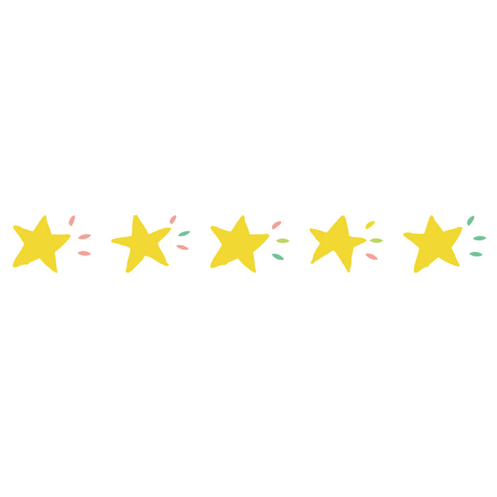 Close-up of tape star design from Petit Deco Tape