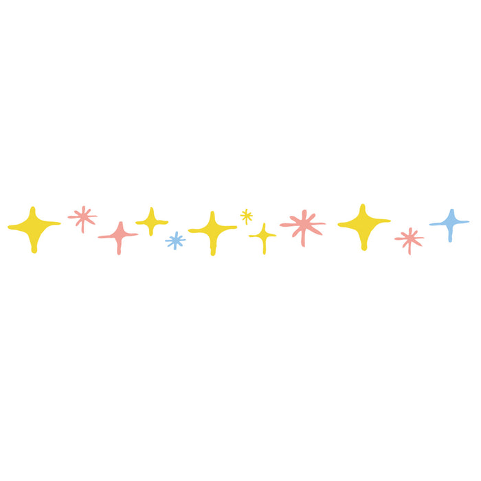 Close-up of tape star design from Petit Deco Tape