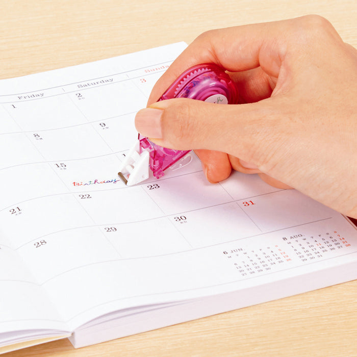 Petit Deco Rush Decorative Tape in Use on Planner Page