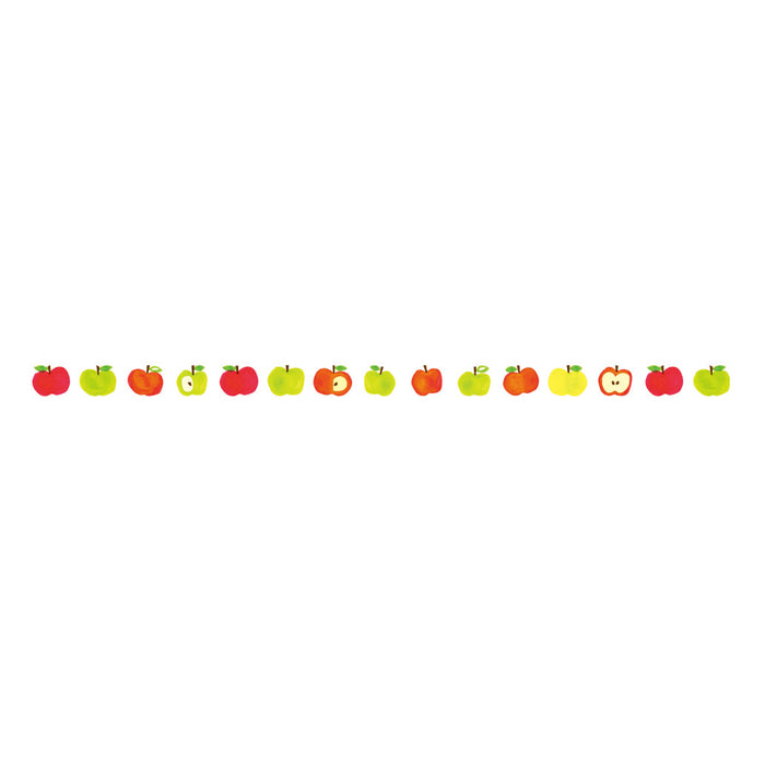 Close Up of Petit Deco Rush Decorative Tape Apples Design