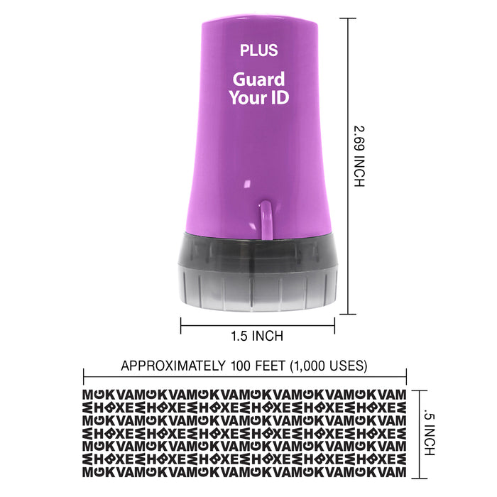 purple Guard Your ID Advanced privacy roller