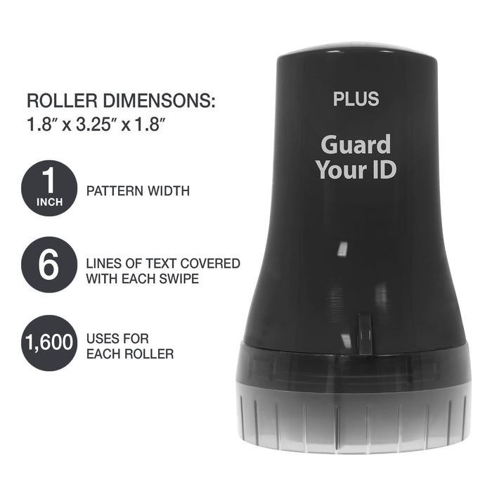 Guard Your ID WIDE Advanced Roller 4-Pack black
