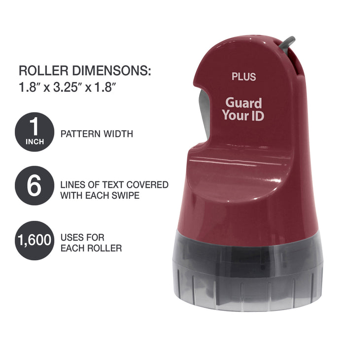 GYID - Guard Your ID 3 in 1 WIDE Advanced Roller wine