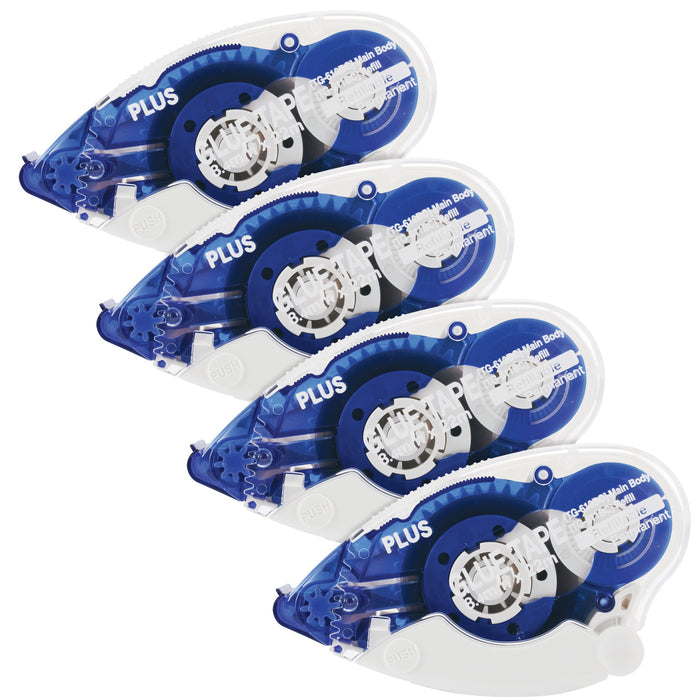 PLUS TG-610BC 4 pack permanent glue tape applicators