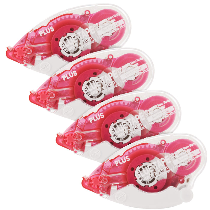 PLUS TG-620BC dot glue tape 4 pack with honeycomb pattern