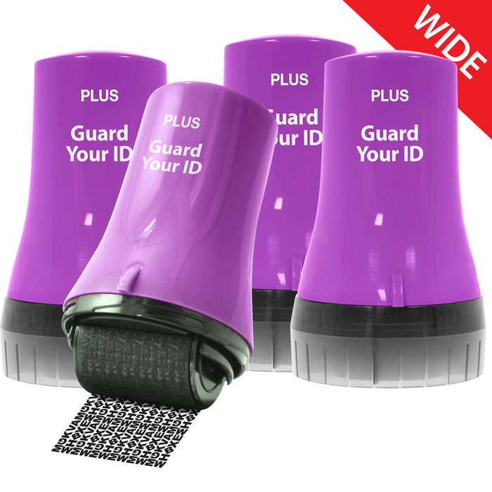 Guard Your ID WIDE Advanced Roller 4-Pack purple