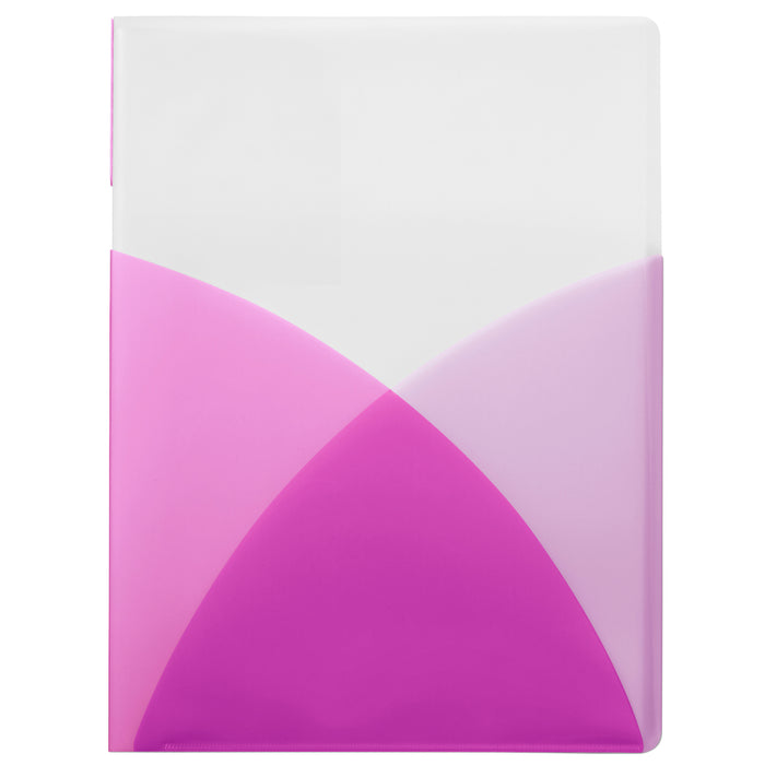 PLUS Clear File Organizer 10-Pages in grape
