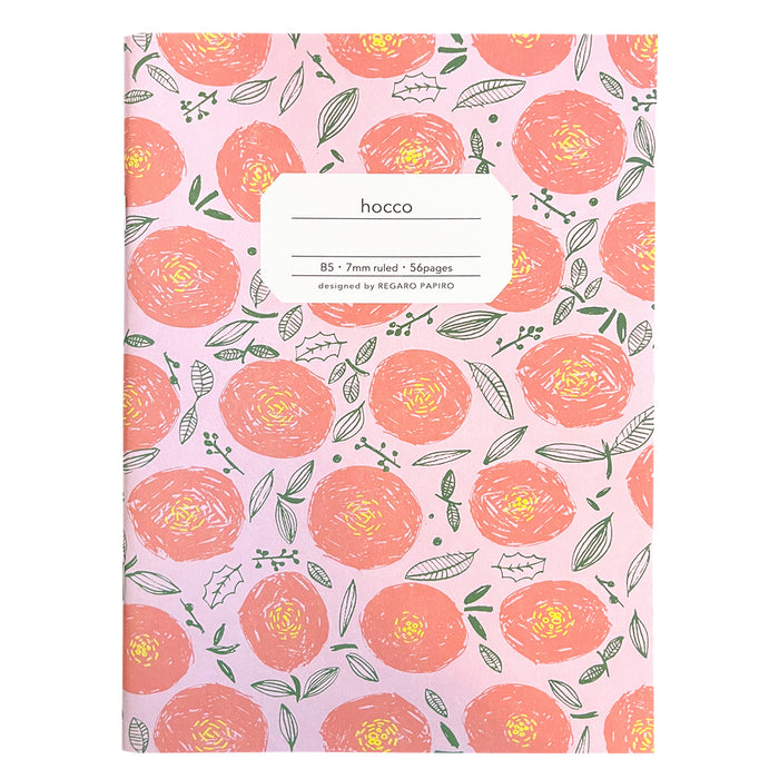 Hocco B5 Notebook with floral print