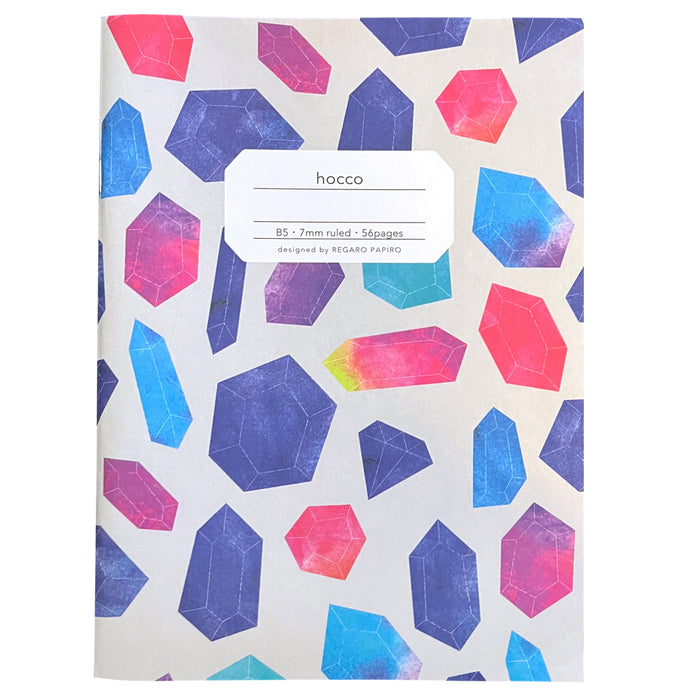 Hocco B5 Notebook with gem print