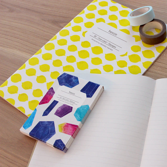 Hocco B5 Notebook with a lemon print