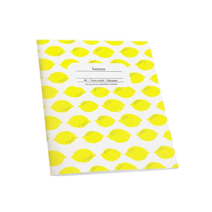 Hocco A5 Notebook with lemon print