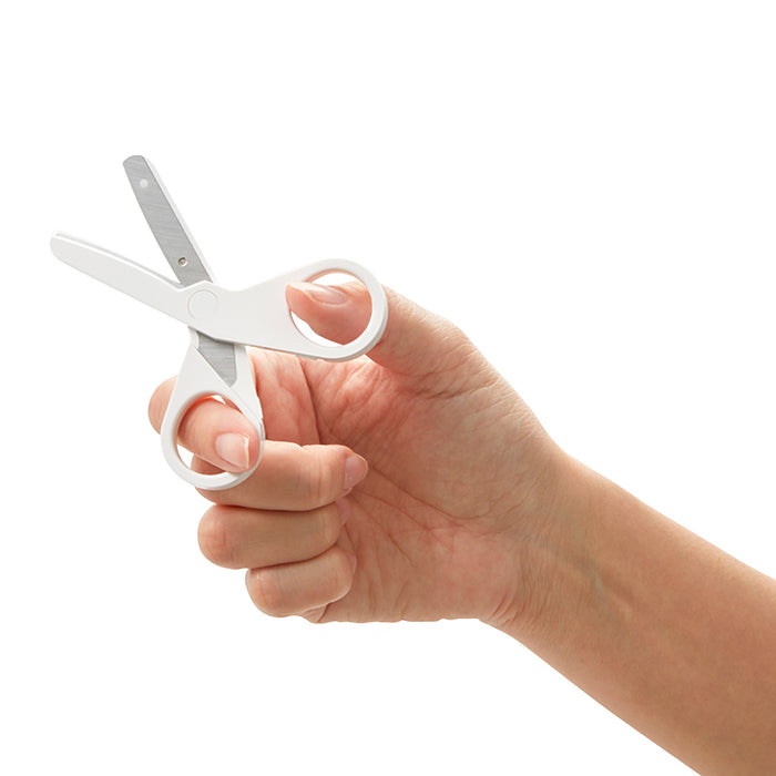 Compact stapler, scissors, and glue tape in PLUS desk gift set