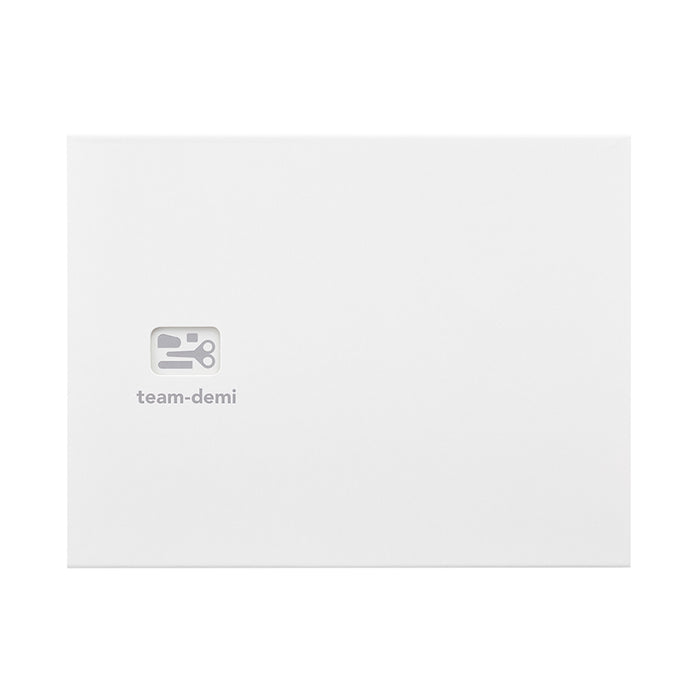 Compact stapler, scissors, and glue tape in PLUS desk gift set