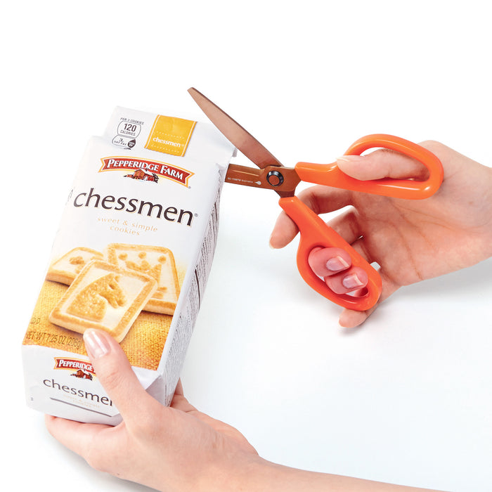 PLUS Titanium Curved Blade Scissors 3-Pack | Washable, Micro-Serrated, Effortless Cutting Design