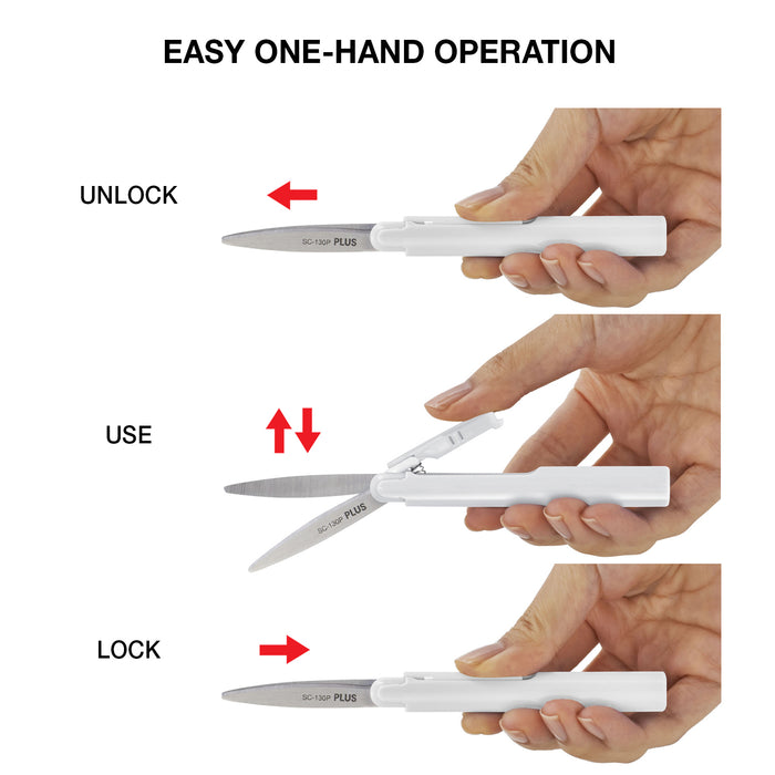Twiggy curved blade scissors in white