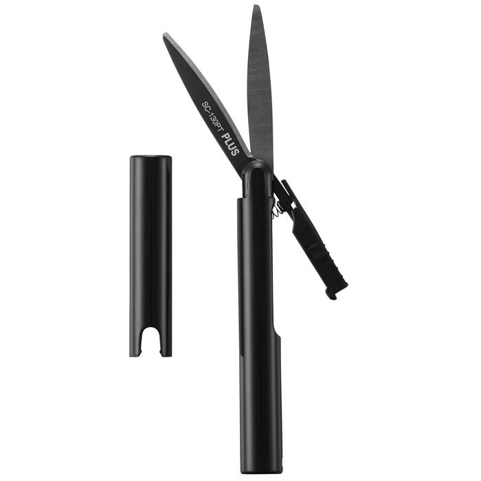 Twiggy curved blade scissors in black