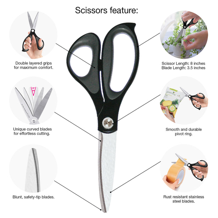 Large Curved Blade Scissors