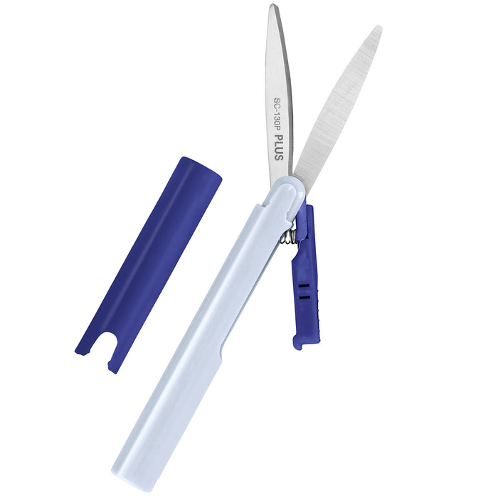 Twiggy curved blade scissors in blue