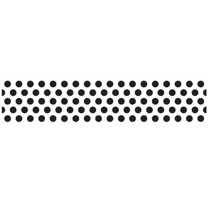 Close-up of ink stamp PLUS Black Deco Roller Dots design