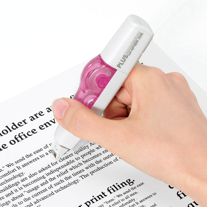 PLUS MR Correction Tape single applicator pink