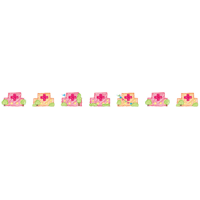Close-up of tape hospital design from Petit Deco Tape