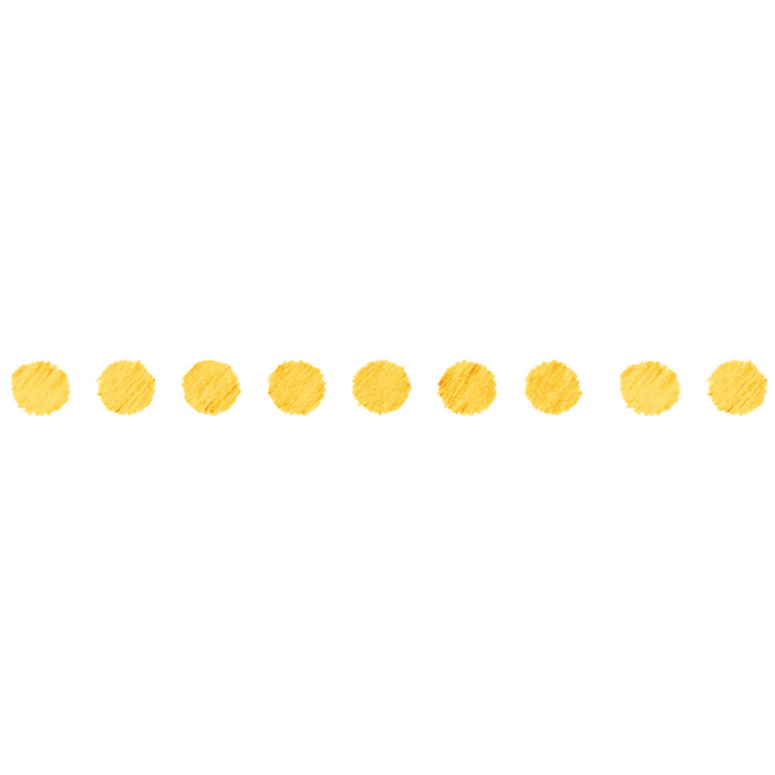 Close-up of tape yellow dot design from Petit Deco Tape