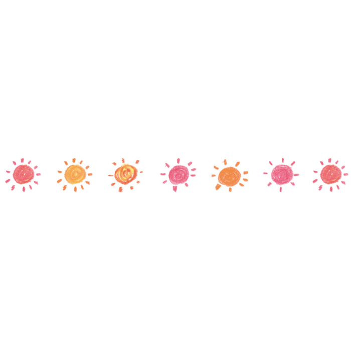Close-up of tape sun design from Petit Deco Tape