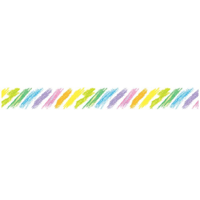 Close-up of tape multicolor design from PLUS Petit Deco Tape WIDE