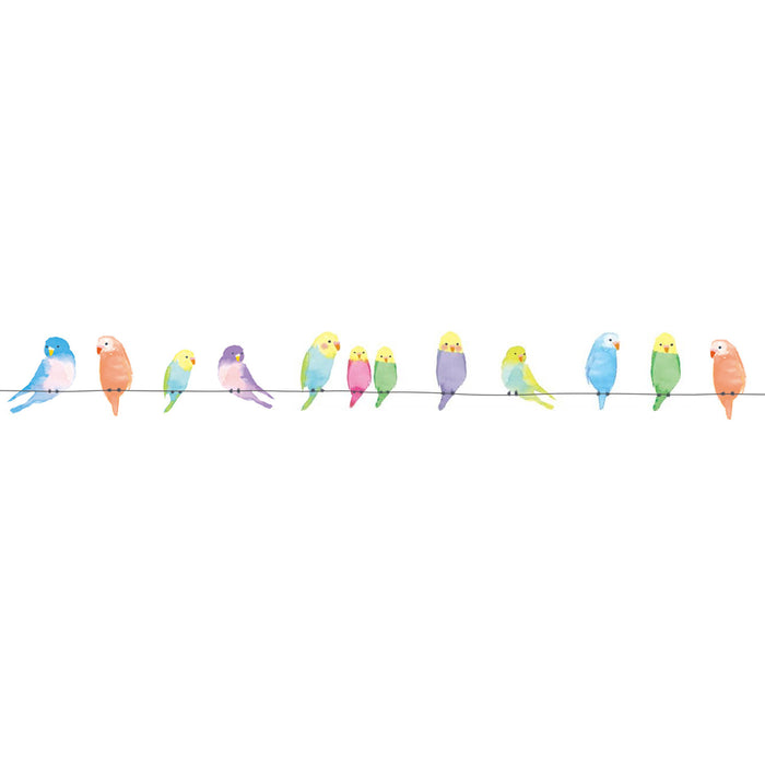 Close-up of tape bird design from PLUS Petit Deco Tape WIDE