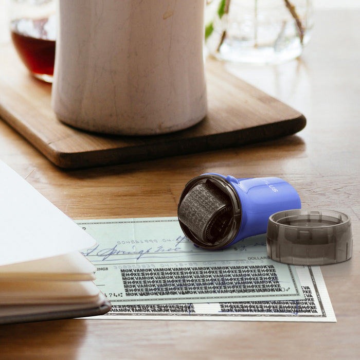 Guard Your ID Advanced Roller blue Stylish Privacy Stamp Roller