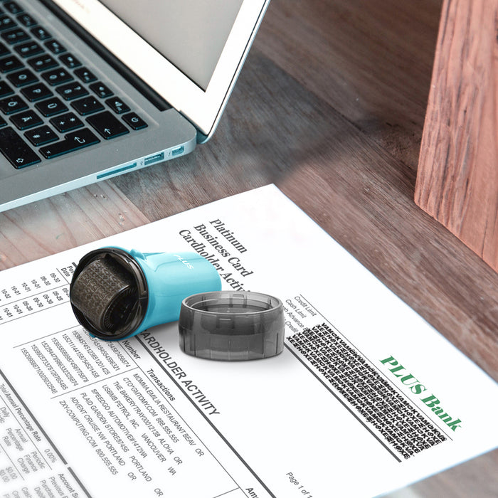 Guard Your ID Advanced Roller blue Stylish Privacy Stamp Roller