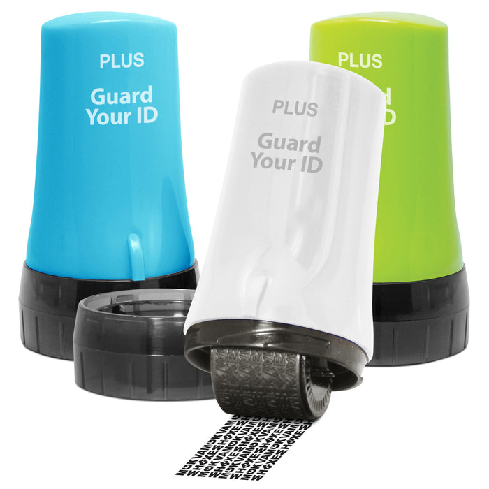 Guard Your ID Advanced 3-Pack Roller Kit white, blue, green