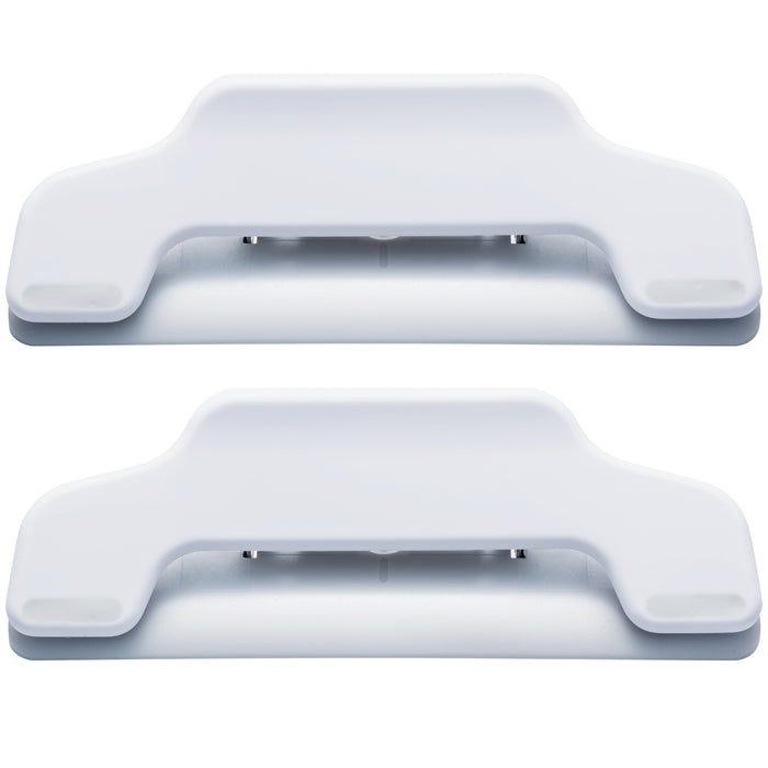 PLUS Wide Extra Strong Magnet white Clip