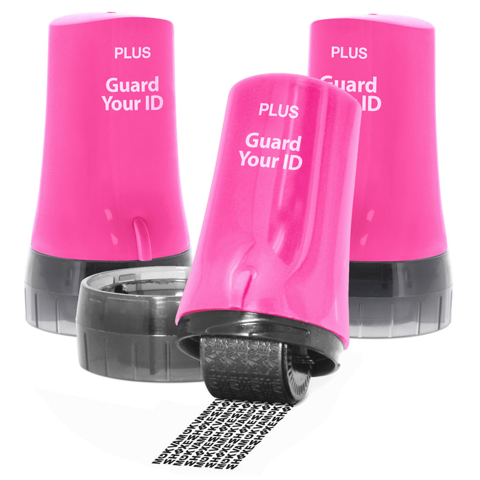 Guard Your ID Advanced 3-Pack Roller Kit pink
