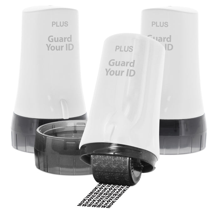 Guard Your ID Advanced 3-Pack Roller Kit white