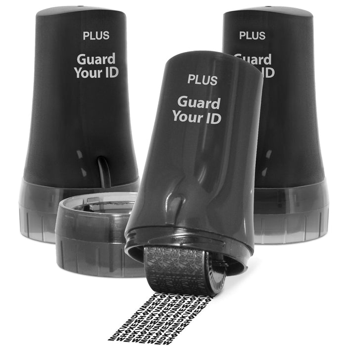 Guard Your ID Advanced 3-Pack Roller Kit black