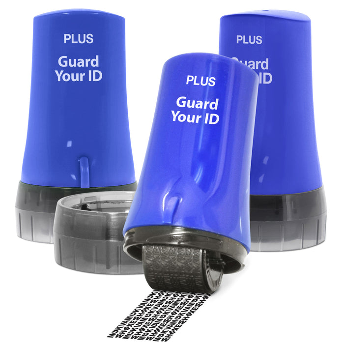 Guard Your ID Advanced 3-Pack Roller Kit blue