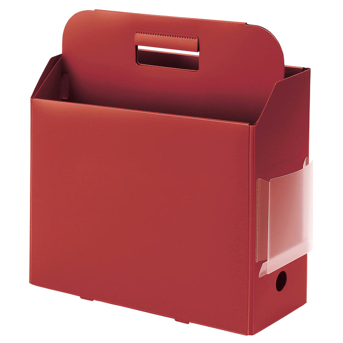 Open PLUS Folding Storage Carry Box in red
